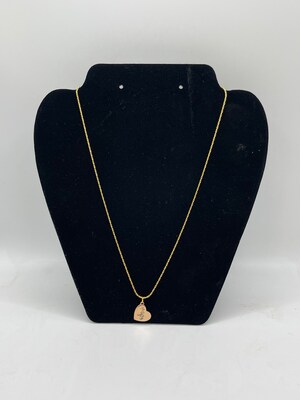 Engraved 2025 message necklace